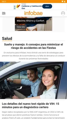 Infobae android App screenshot 5
