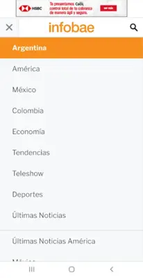 Infobae android App screenshot 6