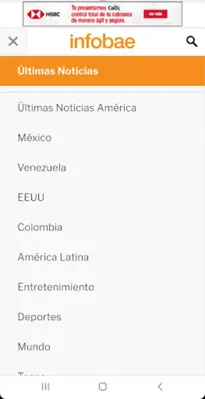 Infobae android App screenshot 8